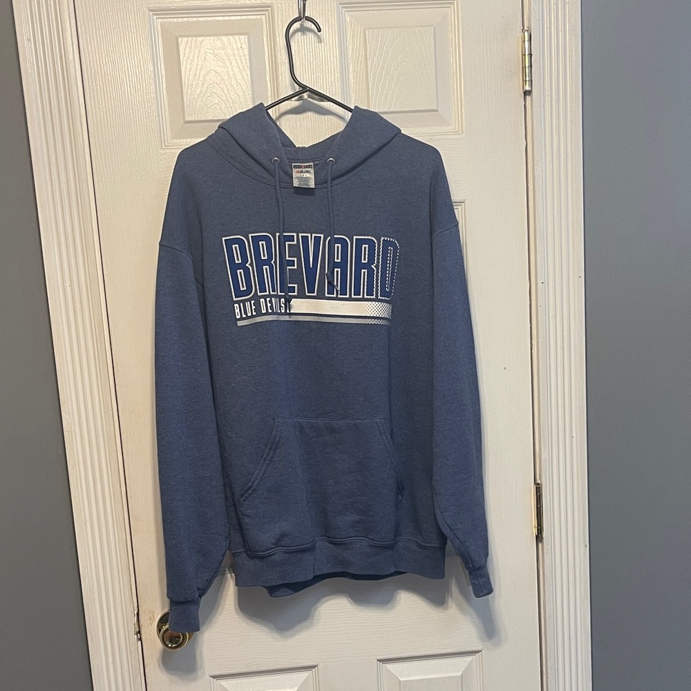 Jerzees Navy Blue Brevard Hoodie